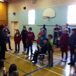 Luke welcomed at Ecole La Belle Cloche